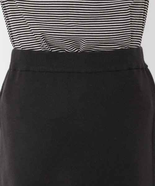 studio CLIP（スタディオクリップ）の「【3シーズン/静電気防止/毛玉軽減】12ゲージらくらくニットスカート[プチ・プラスサイズあり]（スカート・レディース・ブラック/ブルー/ナチュラル・PF/ﾌﾘｰ(L)/FREE）」の20枚目の写真