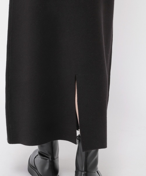 studio CLIP（スタディオクリップ）の「【3シーズン/静電気防止/毛玉軽減】12ゲージらくらくニットスカート[プチ・プラスサイズあり]（スカート・レディース・ブラック/ブルー/ナチュラル・PF/ﾌﾘｰ(L)/FREE）」の21枚目の写真