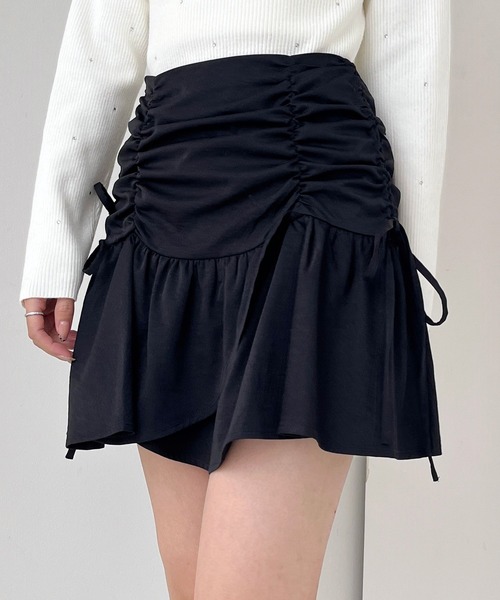 Heather（ヘザー）の「イレヘムフリルミニスカート  252056（スカート・レディース・オフホワイト/ブラック・S/M）」の18枚目の写真