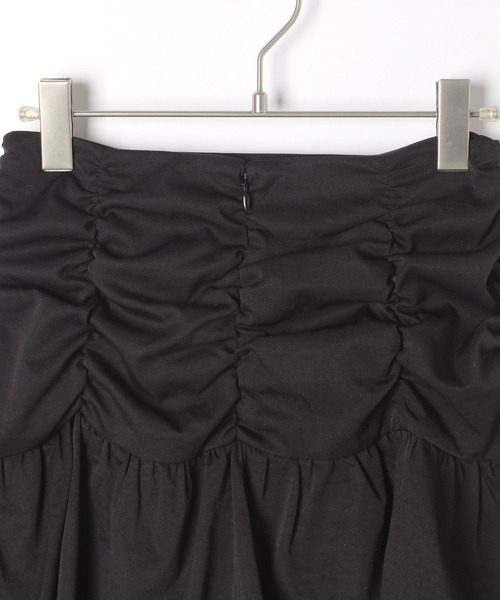 Heather（ヘザー）の「イレヘムフリルミニスカート  252056（スカート・レディース・オフホワイト/ブラック・S/M）」の7枚目の写真