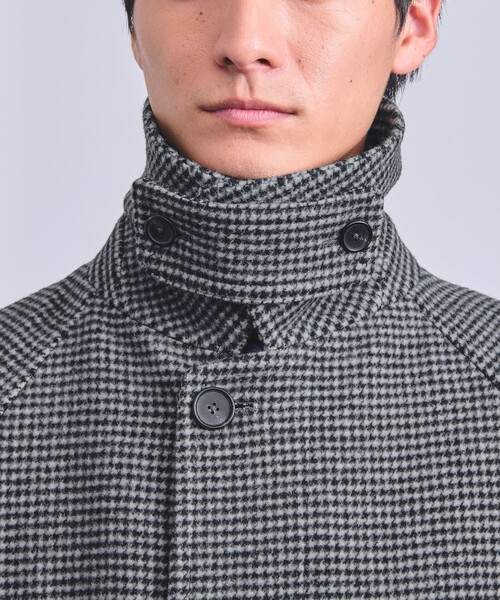 UNITED ARROWS（ユナイテッドアローズ）の「モッサ ハウンドトゥース バルマカーン コート（ステンカラーコート・メンズ・ブラック・S/M/XL/L）」の11枚目の写真