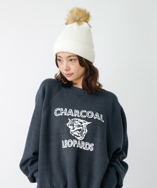 Ruben（ルーベン）の「【RUBEN】ボンボン付きニット帽 / ワッチキャップ / RUS-8237（ニットキャップ/ビーニー・レディース・ベージュ/グレー/ブラック/アイボリー・フリー）」の14枚目の写真