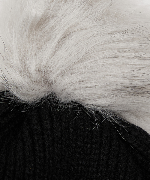 Ruben（ルーベン）の「【RUBEN】ボンボン付きニット帽 / ワッチキャップ / RUS-8237（ニットキャップ/ビーニー・レディース・ベージュ/グレー/ブラック/アイボリー・フリー）」の16枚目の写真