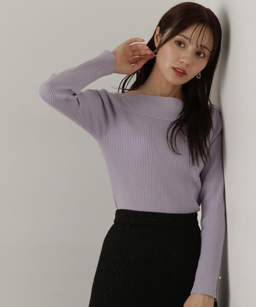 変形リブニット / 1215170018（ニット/セーター）｜PROPORTION BODY DRESSING（プロポーションボディドレッシング）