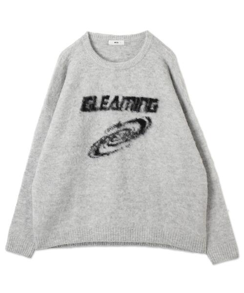 WEGO（ウィゴー）の「WEGO/シャギーグラフィックプルオーバー（ニット/セーター・メンズ・グレー/スミクロ/ブラック/ホワイト・LARGE/MEDIUM）」の14枚目の写真