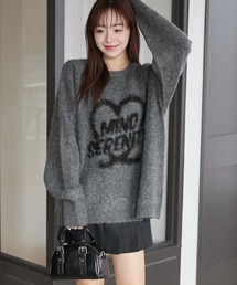 WEGO/シャギーグラフィックプルオーバー