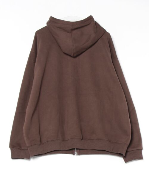 Chiina(チーナ)の「Chiina/シンプル ロゴ フルジップパーカー(パーカー・レディース・ダークグレー/ブラウン/ブラック/レッド/グレー・FREE)」の6枚目の写真