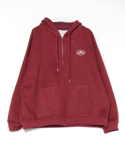 Chiina(チーナ)の「Chiina/シンプル ロゴ フルジップパーカー(パーカー・レディース・ダークグレー/ブラウン/ブラック/レッド/グレー・FREE)」の10枚目の写真