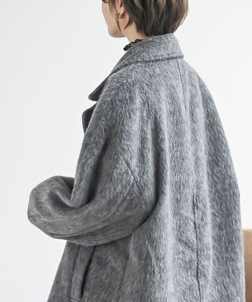 rps（アールピーエス）の「ミドルチェスターコート（チェスターコート・レディース・チャコールグレー/ブラック・フリー）」の8枚目の写真