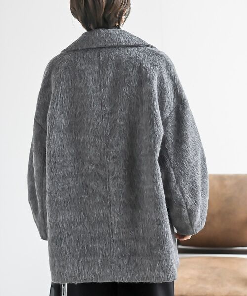 rps（アールピーエス）の「ミドルチェスターコート（チェスターコート・レディース・チャコールグレー/ブラック・フリー）」の9枚目の写真