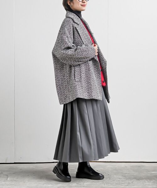 rps（アールピーエス）の「ミドルチェスターコート（チェスターコート・レディース・チャコールグレー/ブラック・フリー）」の14枚目の写真