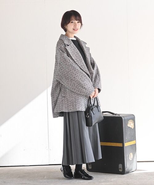 rps（アールピーエス）の「ミドルチェスターコート（チェスターコート・レディース・チャコールグレー/ブラック・フリー）」の19枚目の写真