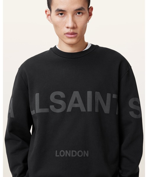 BIGGY LOGO PRINT RELAXED FIT SWEATSHIRT | ビッグ ロゴ プリント