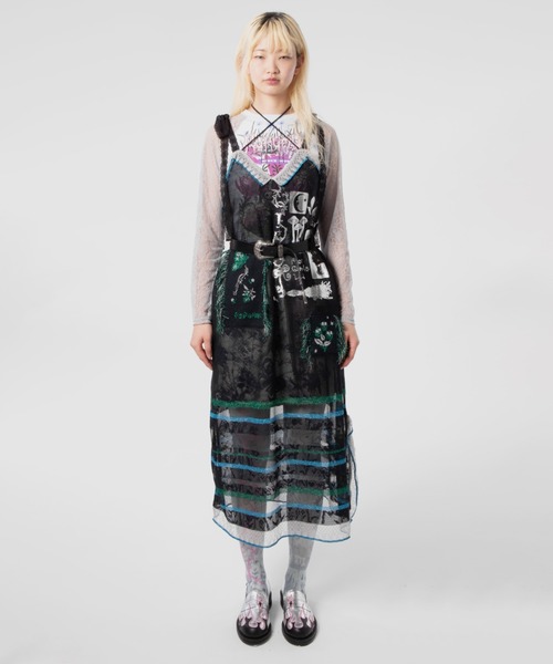 rurumu:（ルルムウ）の「rurumu:/ルルムウ/foil printed knit sheer