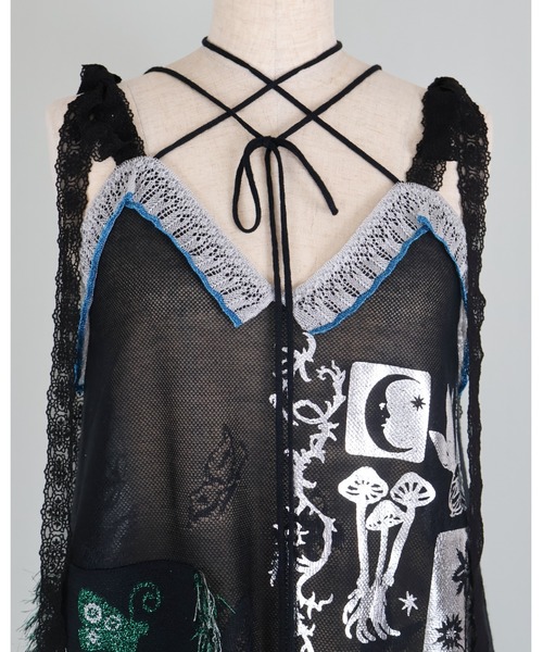 rurumu:（ルルムウ）の「rurumu:/ルルムウ/foil printed knit sheer