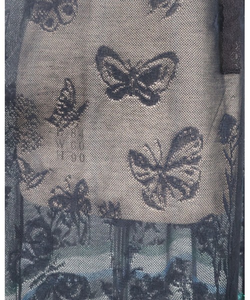 rurumu:（ルルムウ）の「rurumu:/ルルムウ/foil printed knit sheer