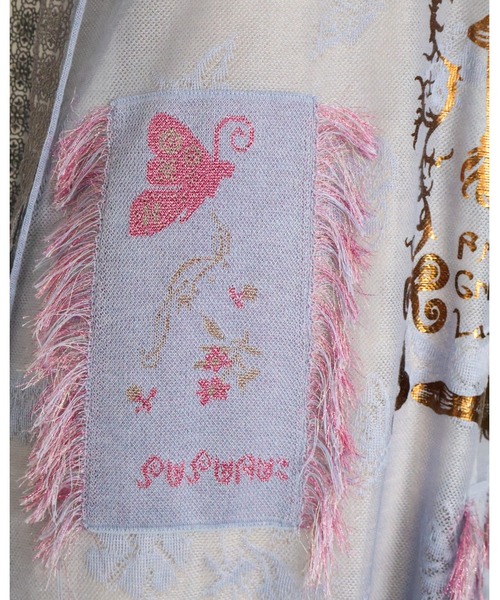 rurumu:（ルルムウ）の「rurumu:/ルルムウ/foil printed knit sheer
