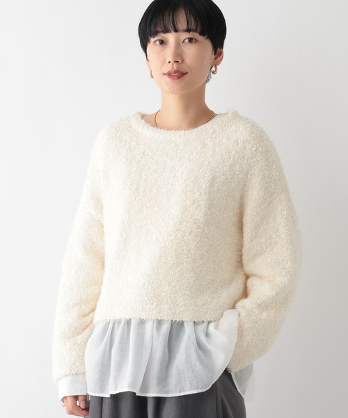 5ゲージフラッグヤーンプルオーバー 251624（ニット/セーター