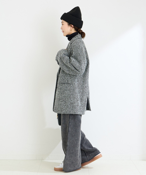 B.C STOCK(ベーセーストック)の「ニットCAP(ニットキャップ/ビーニー・レディース・ホワイト/ブラック/グリーン・FREE)」の10枚目の写真