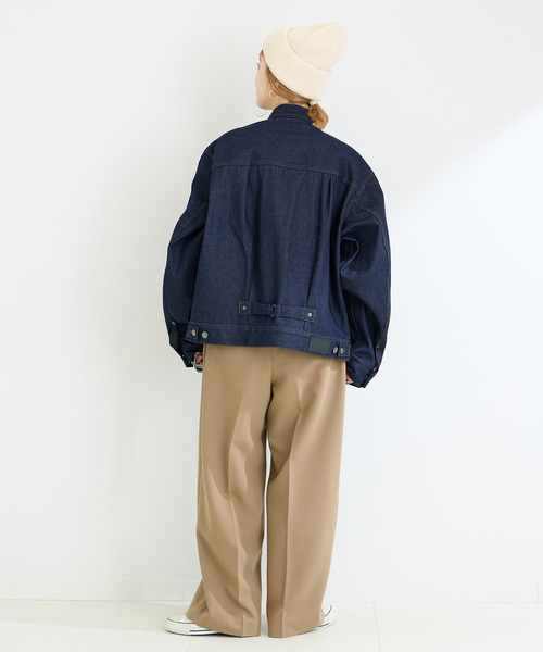 B.C STOCK(ベーセーストック)の「ニットCAP(ニットキャップ/ビーニー・レディース・ホワイト/ブラック/グリーン・FREE)」の5枚目の写真