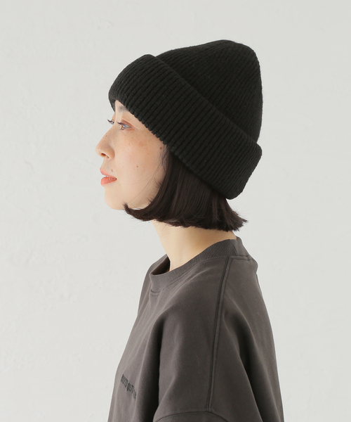 B.C STOCK(ベーセーストック)の「ニットCAP(ニットキャップ/ビーニー・レディース・ホワイト/ブラック/グリーン・FREE)」の21枚目の写真