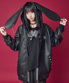 セール】stand neck denim short jacket / スタンドネック