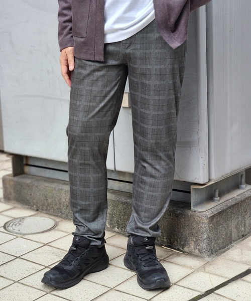 ikka(イッカ)の「GOKU楽パンツ EASY STRETCH チェック5ポケット(その他パンツ・メンズ・グレー/ベージュ/ネイビー・S/M/L/XL)」の2枚目の写真