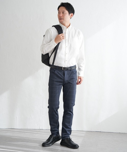 ikka(イッカ)の「GOKU楽パンツ EASY STRETCH チェック5ポケット(その他パンツ・メンズ・グレー/ベージュ/ネイビー・S/M/L/XL)」の16枚目の写真
