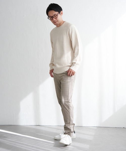 ikka(イッカ)の「GOKU楽パンツ EASY STRETCH チェック5ポケット(その他パンツ・メンズ・グレー/ベージュ/ネイビー・S/M/L/XL)」の15枚目の写真