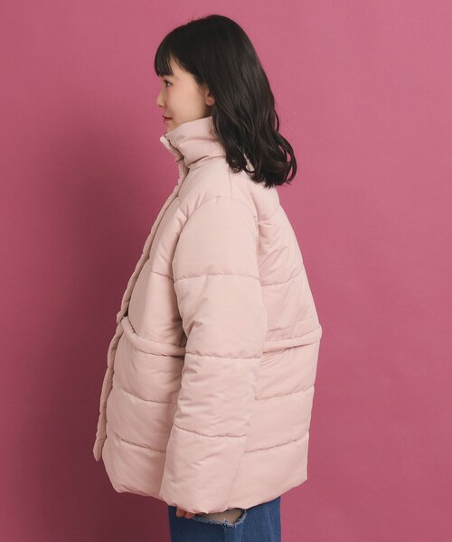セール】【2WAY】 中綿マルチショートコート（その他アウター）｜PINK