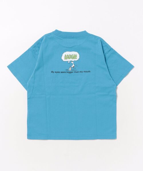GROOVY COLORS（グルービーカラーズ）の「SNOOPY SANDWICH Tee（Tシャツ/カットソー・キッズ・ライトブルー・120/110）」の5枚目の写真
