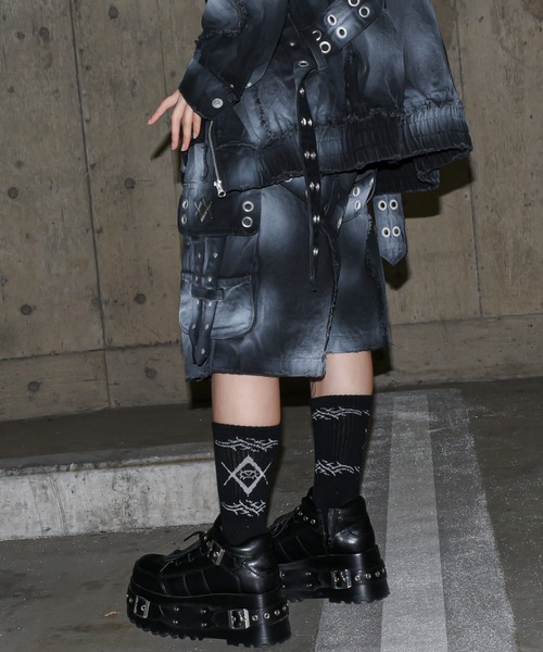 REFLEM/レフレム』顔料加工デニムハーフパンツ