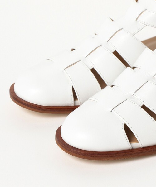Demi-Luxe BEAMS（デミルクス ビームス）の「レザー グルカサンダル（サンダル・レディース・ブラック/ホワイト・37/36/38）」の4枚目の写真