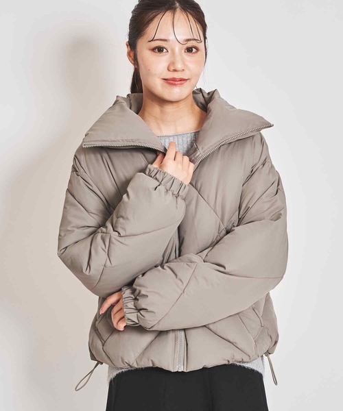 31 Sons de mode（トランテアン　ソン　ドゥ　モード）の「ダイヤキルトＢＩＧカラーブルゾン（ブルゾン・レディース・クリーム/カーキ/ブラック・36/38）」の20枚目の写真