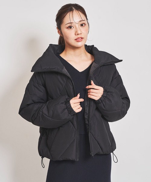 31 Sons de mode（トランテアン　ソン　ドゥ　モード）の「ダイヤキルトＢＩＧカラーブルゾン（ブルゾン・レディース・クリーム/カーキ/ブラック・36/38）」の5枚目の写真