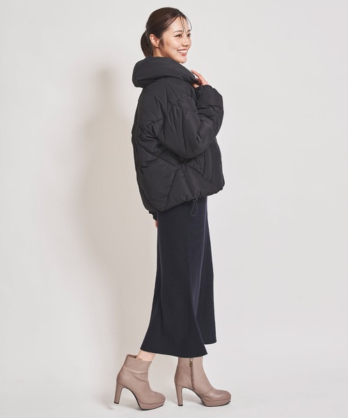 31 Sons de mode（トランテアン　ソン　ドゥ　モード）の「ダイヤキルトＢＩＧカラーブルゾン（ブルゾン・レディース・クリーム/カーキ/ブラック・36/38）」の17枚目の写真