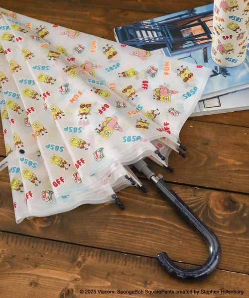 BAYFLOW（ベイフロー）の「【SpongeBob(スポンジ・ボブ)×BAYFLOW】ビニール傘60cm（長傘・レディース・その他・0）」の6枚目の写真