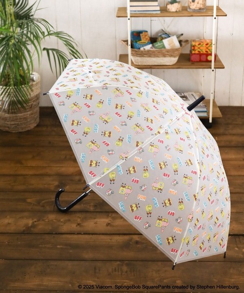 BAYFLOW（ベイフロー）の「【SpongeBob(スポンジ・ボブ)×BAYFLOW】ビニール傘60cm（長傘・レディース・その他・0）」の7枚目の写真