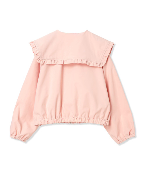 フリル襟ジップアップブルゾン（その他アウター）｜Amourire girl