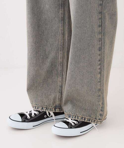 Cutie Blonde（キューティーブロンド）の「◆【洗える/S-LL】ヴィンテージ風　ワイドストレートデニムパンツ（デニムパンツ・レディース・ベージュ/ベビーピンク・01/02/03）」の17枚目の写真