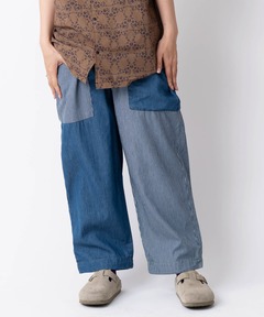 ライトデニムガーデニングパンツ