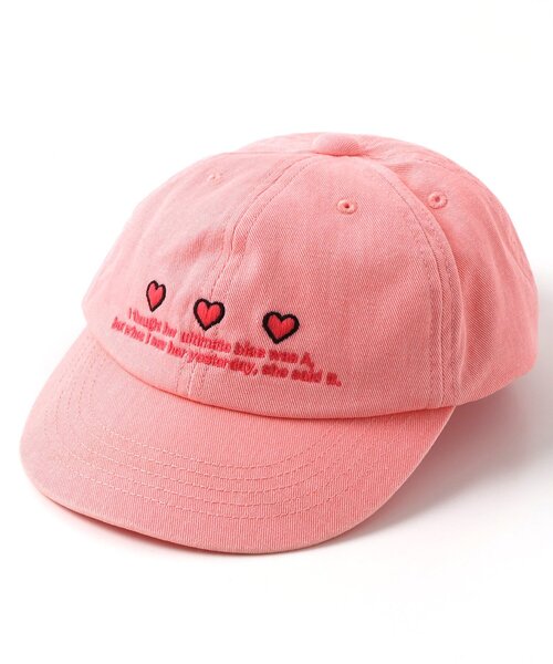 BREEZE(ブリーズ)の「ワンポイント刺繍キャップ(キャップ・キッズ・アイボリー/インディゴブルー/ピンク・58/54/50)」の2枚目の写真