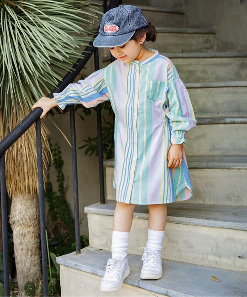 BREEZE(ブリーズ)の「ワンポイント刺繍キャップ(キャップ・キッズ・アイボリー/インディゴブルー/ピンク・58/54/50)」の4枚目の写真