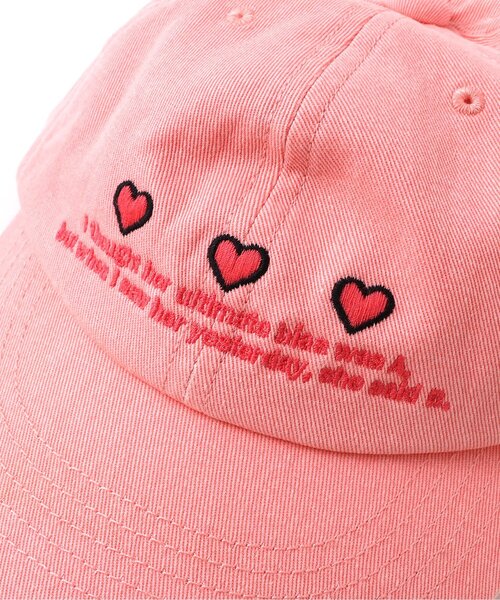 BREEZE(ブリーズ)の「ワンポイント刺繍キャップ(キャップ・キッズ・アイボリー/インディゴブルー/ピンク・58/54/50)」の9枚目の写真