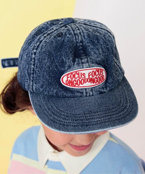 BREEZE(ブリーズ)の「ワンポイント刺繍キャップ(キャップ・キッズ・アイボリー/インディゴブルー/ピンク・58/54/50)」の15枚目の写真