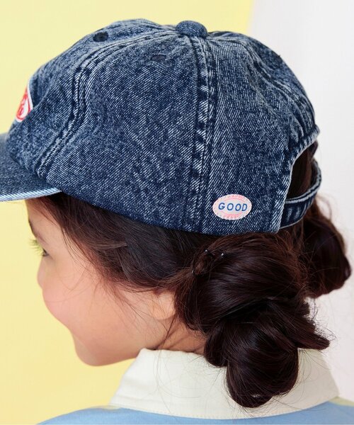BREEZE(ブリーズ)の「ワンポイント刺繍キャップ(キャップ・キッズ・アイボリー/インディゴブルー/ピンク・58/54/50)」の14枚目の写真