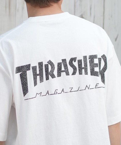 THRASHER（スラッシャー）の「【ムラサキスポーツ限定】THRASHER/スラッシャー 半袖Tシャツ/半袖Tee フロントプリント オーバーサイズ ユニセックス 252TH1ST038（Tシャツ/カットソー・メンズ・ブラック/アイボリー・XL/L/M）」の10枚目の写真