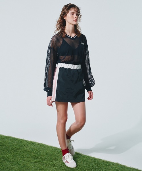 DOUBLE STANDARD CLOTHING(ダブルスタンダードクロージング)の「メッシュスキッパープルオーバー(シャツ/ブラウス・レディース・ブラック/オフホワイト・FREE)」の14枚目の写真