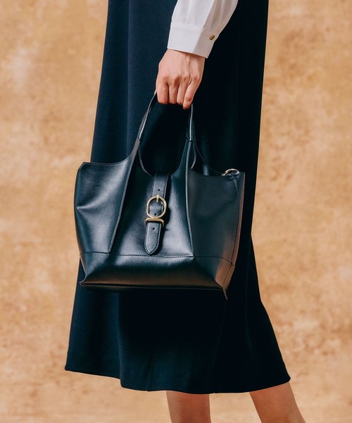 GLOBAL WORK（グローバルワーク）の「スペ軽バックル2WAYBAG/248209（ショルダーバッグ・レディース・アイボリー/ブラック/ベージュ/アイボリー系7・ONE SIZE）」の2枚目の写真