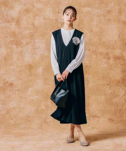 GLOBAL WORK（グローバルワーク）の「スペ軽バックル2WAYBAG/248209（ショルダーバッグ・レディース・アイボリー/ブラック/ベージュ/アイボリー系7・ONE SIZE）」の11枚目の写真